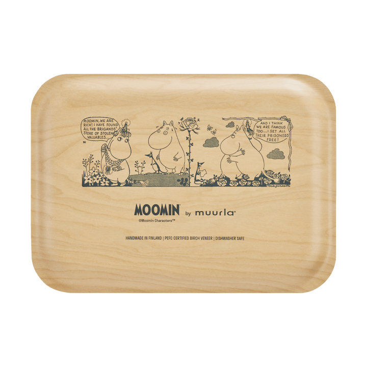 Moomin dienblad 20x27 cm, Hug Muurla