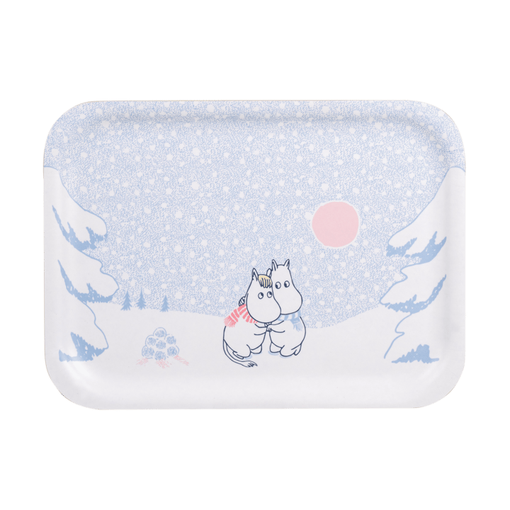 Moomin dienblad 20x27 cm - Let it snow - Muurla