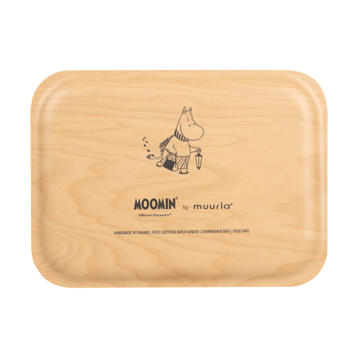 Moomin dienblad 20x27 cm, Let it snow Muurla