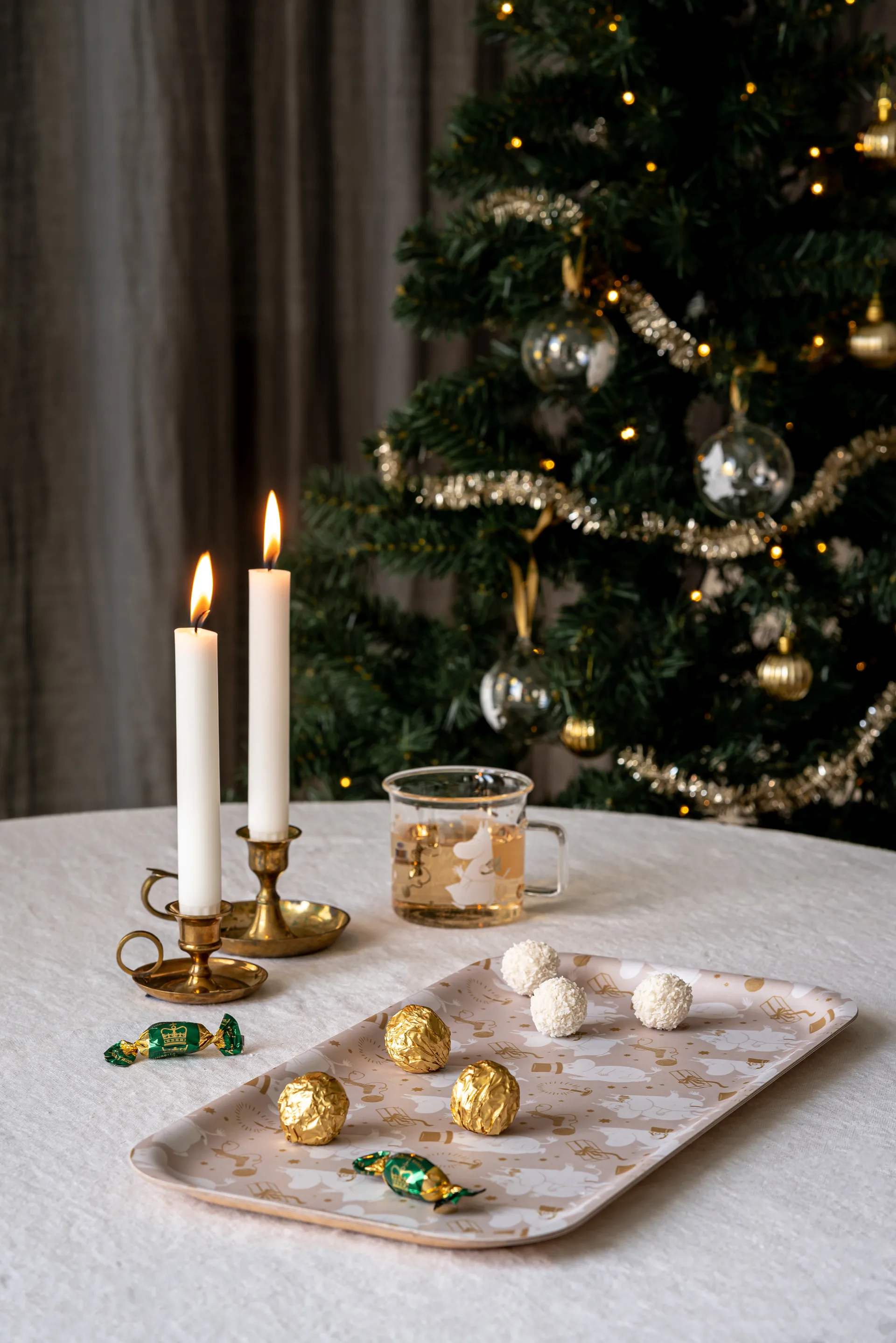 Moomin dienblad 22x43 cm, Sparkling stars Muurla