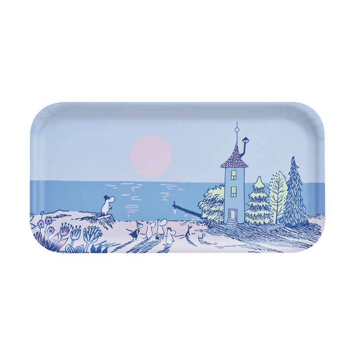 Moomin dienblad 22x43 cm - Sunset - Muurla
