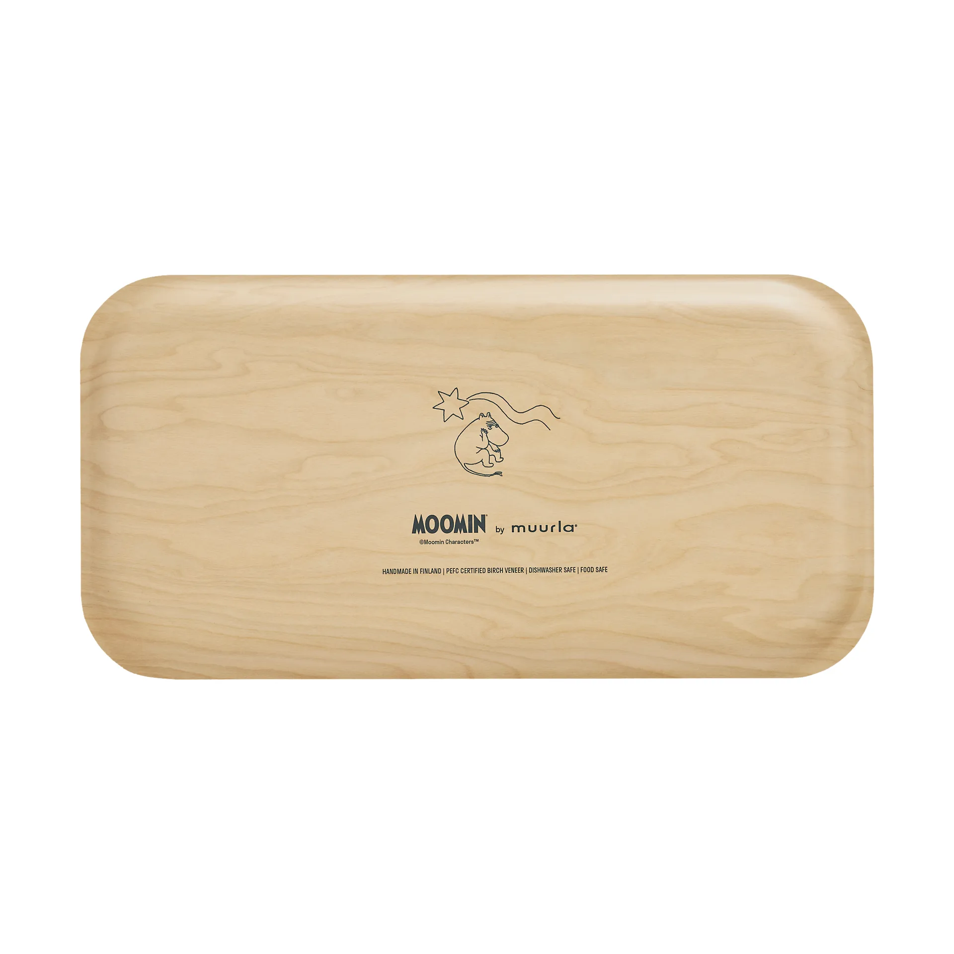 Moomin dienblad 22x43 cm, The rush Muurla