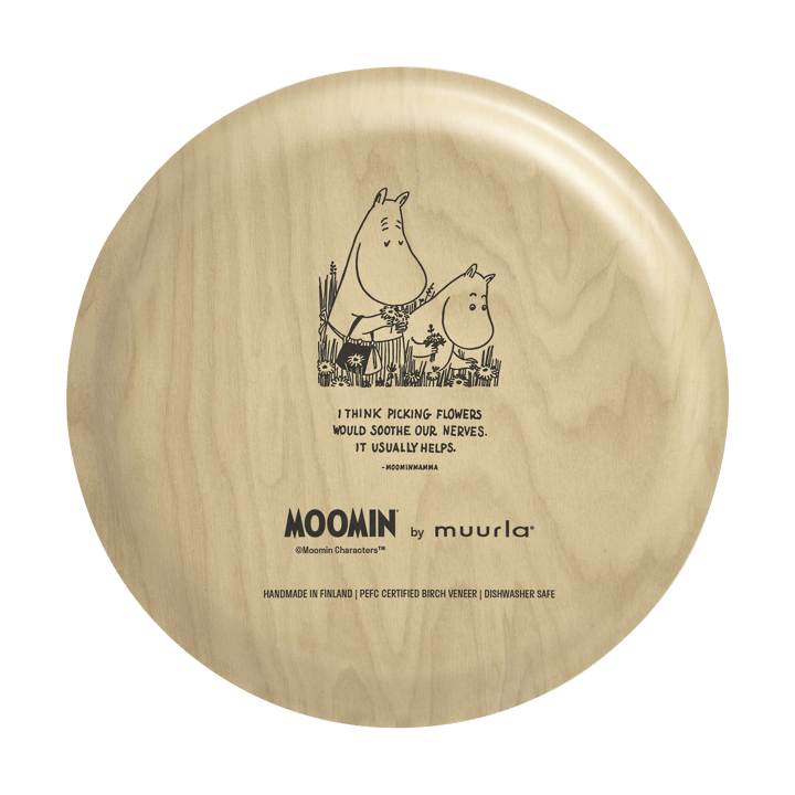 Moomin dienblad Ø25 cm, Flowers Muurla
