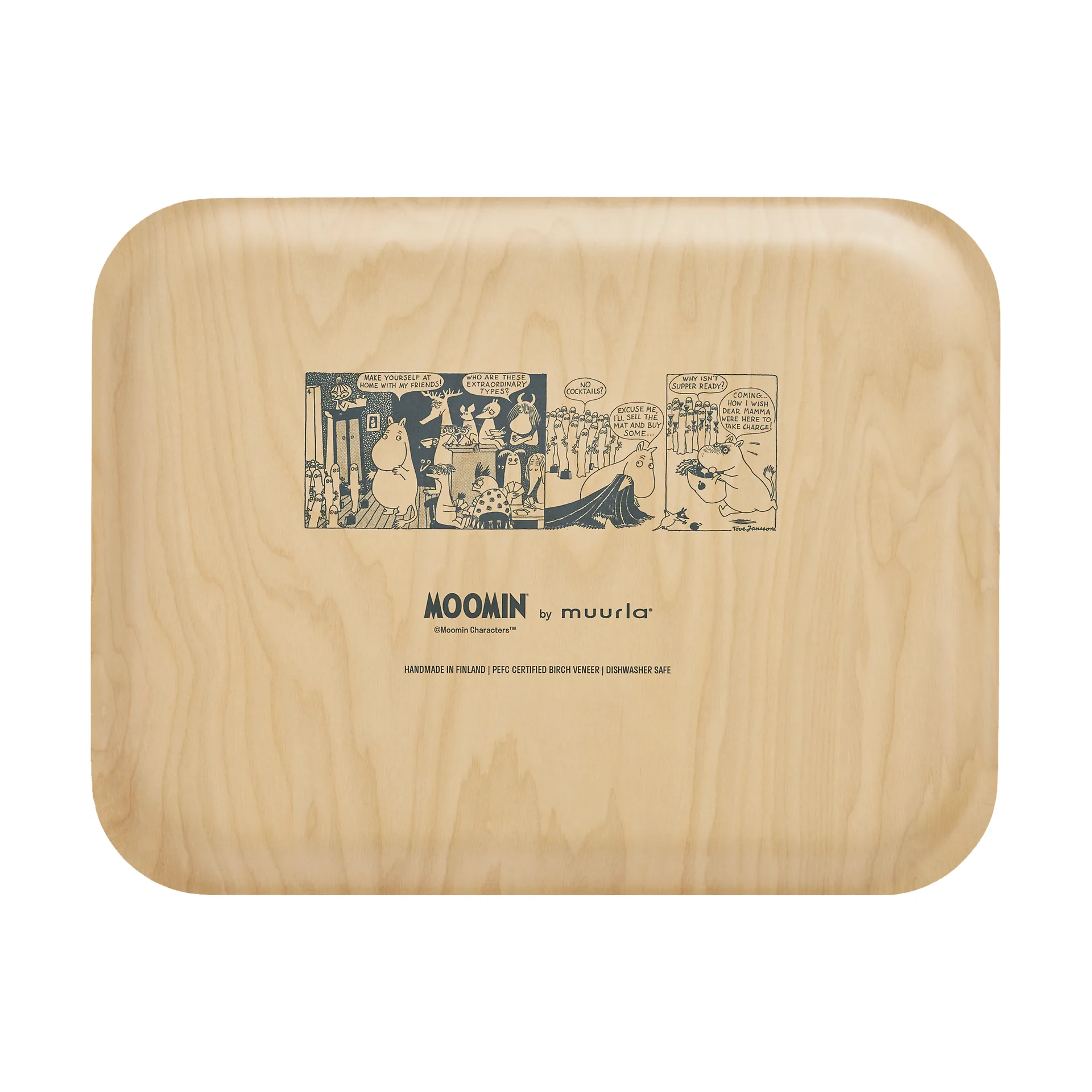 Moomin dienblad 28x36 cm, Room for all Muurla