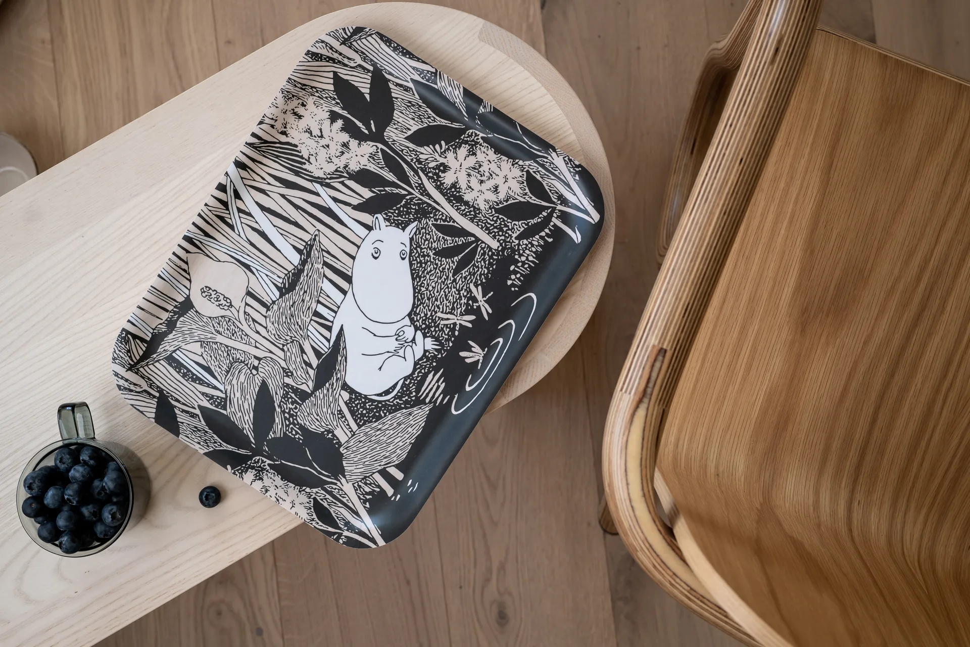 Moomin dienblad 28x36 cm, The pond Muurla