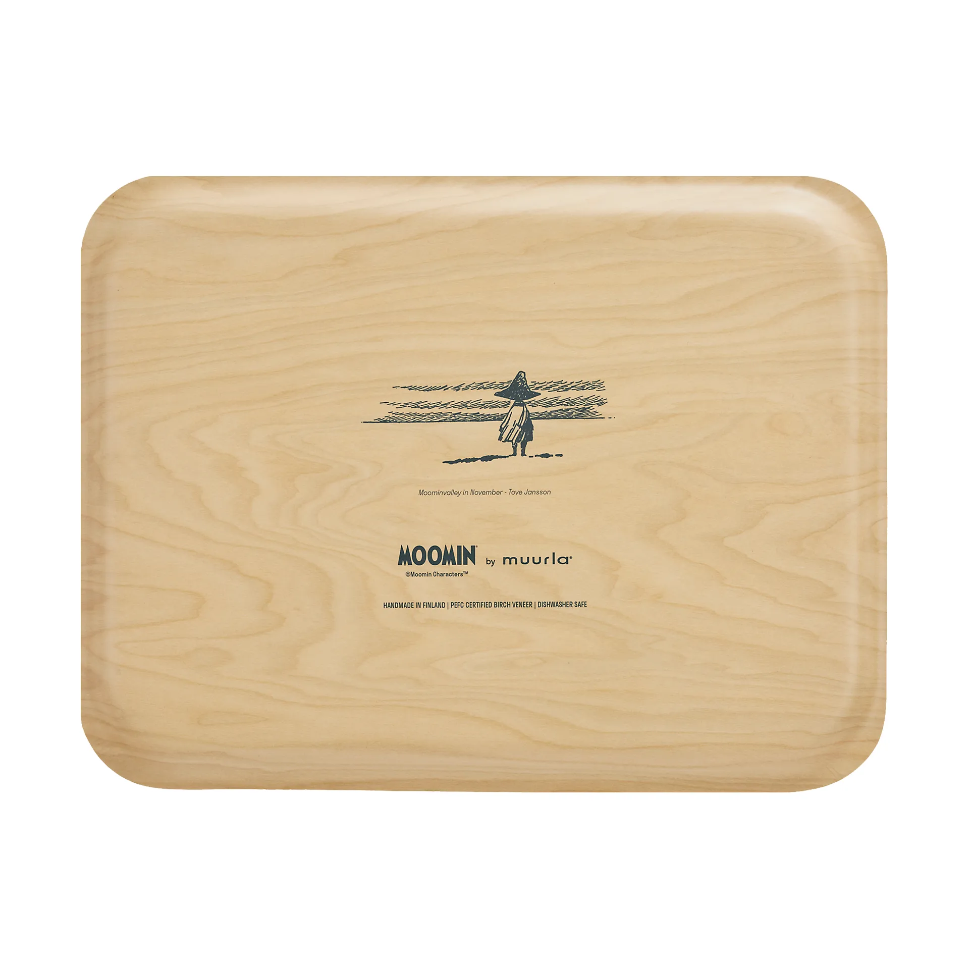 Moomin dienblad 32x42 cm, Finnish Moominvalley map Muurla