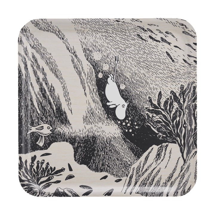 Moomin dienblad 33x33 cm - The dive - Muurla
