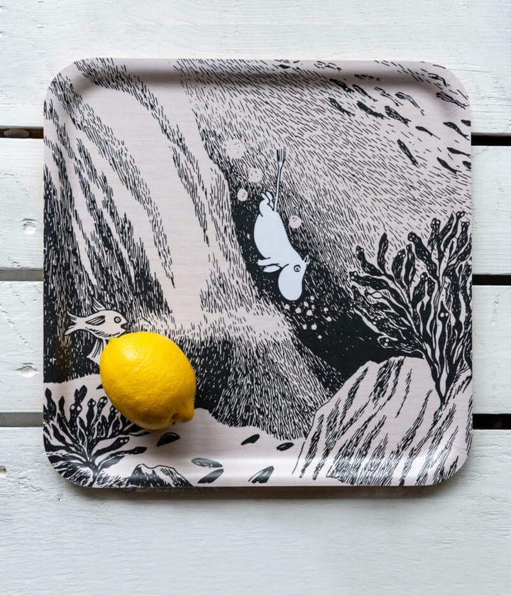 Moomin dienblad 33x33 cm, The dive Muurla