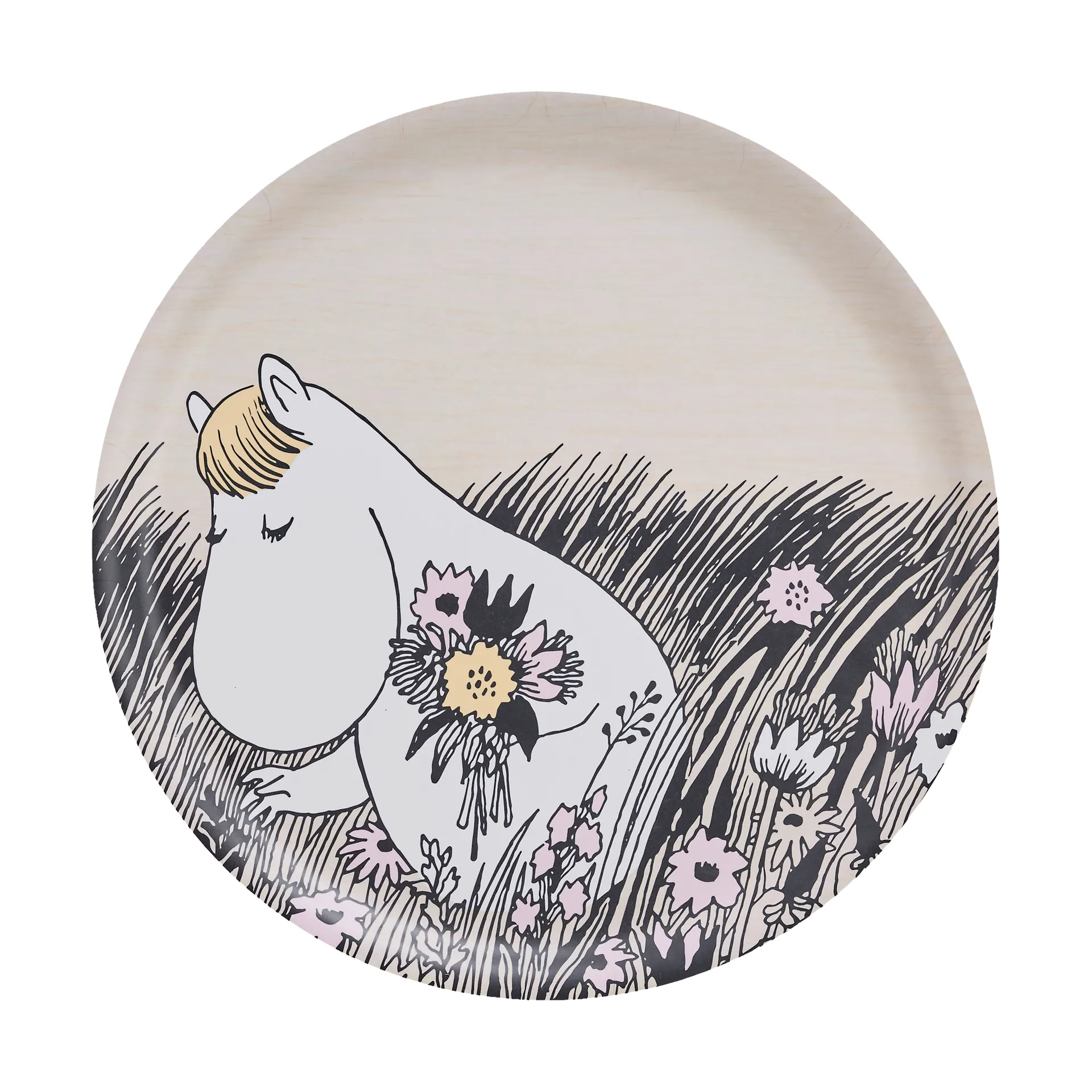 Moomin dienblad Ø35 cm, Summer night Muurla