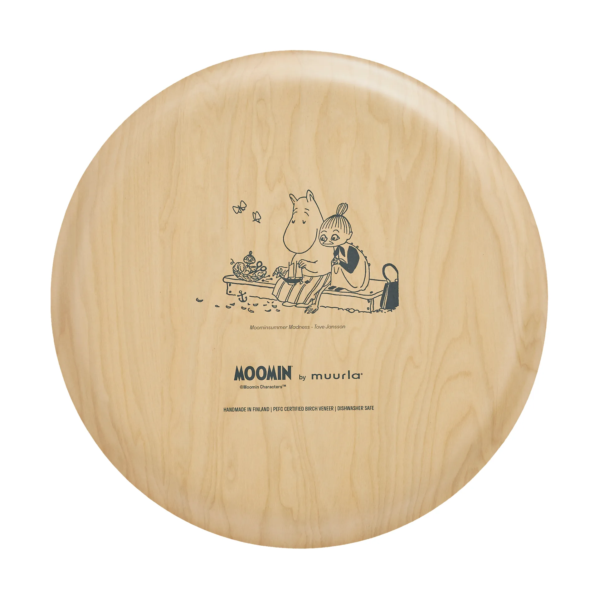 Moomin dienblad Ø35 cm, Summer night Muurla