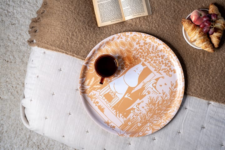 Moomin dienblad Ø40 cm, Wild garden Muurla