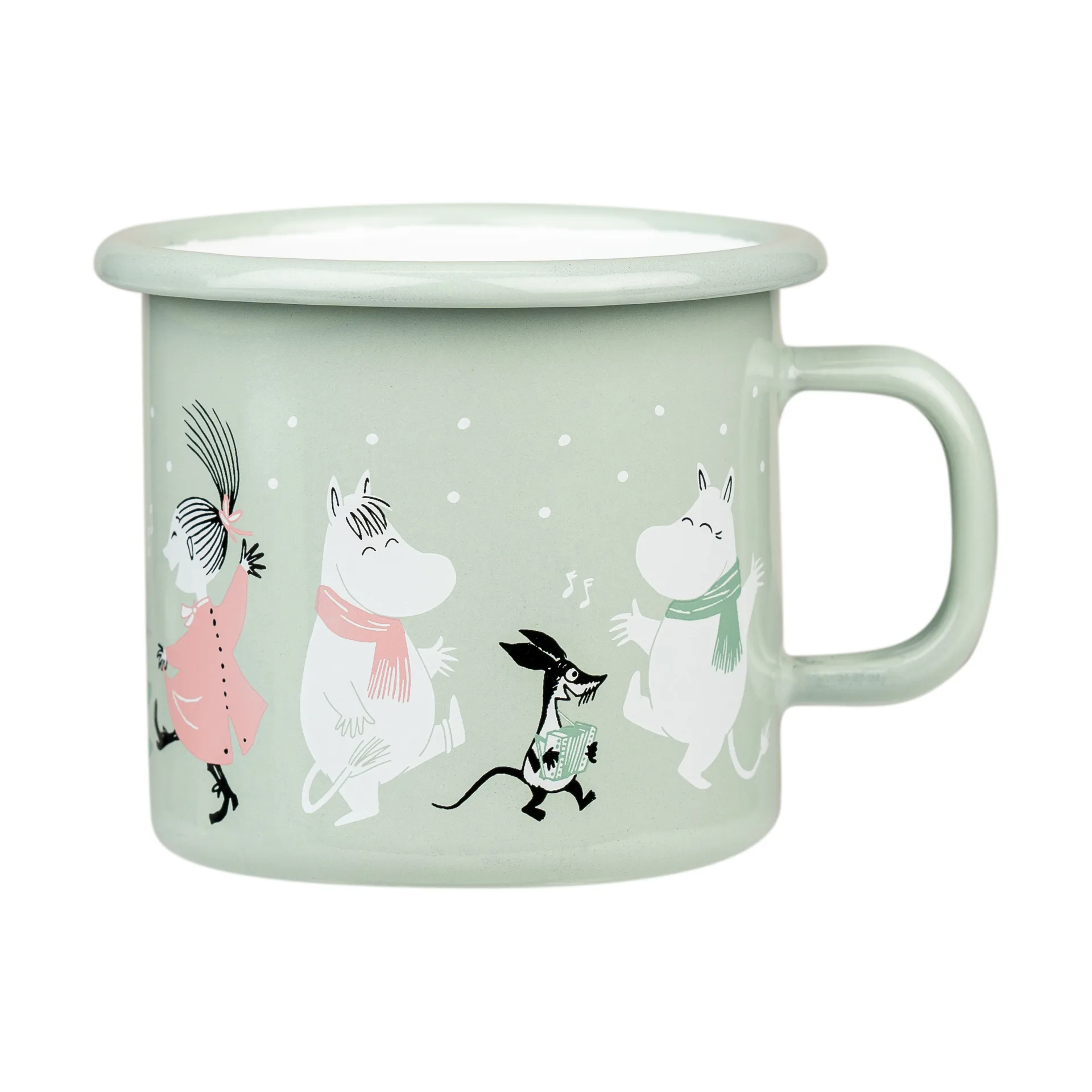 Moomin emaille mok 25 cl, Festive spirits Muurla