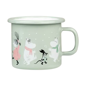 Moomin emaille mok 25 cl - Festive spirits - Muurla