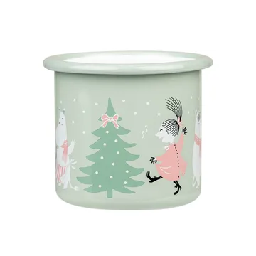 Moomin emaille mok 25 cl - Festive spirits - Muurla