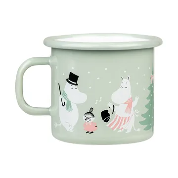 Moomin emaille mok 25 cl - Festive spirits - Muurla