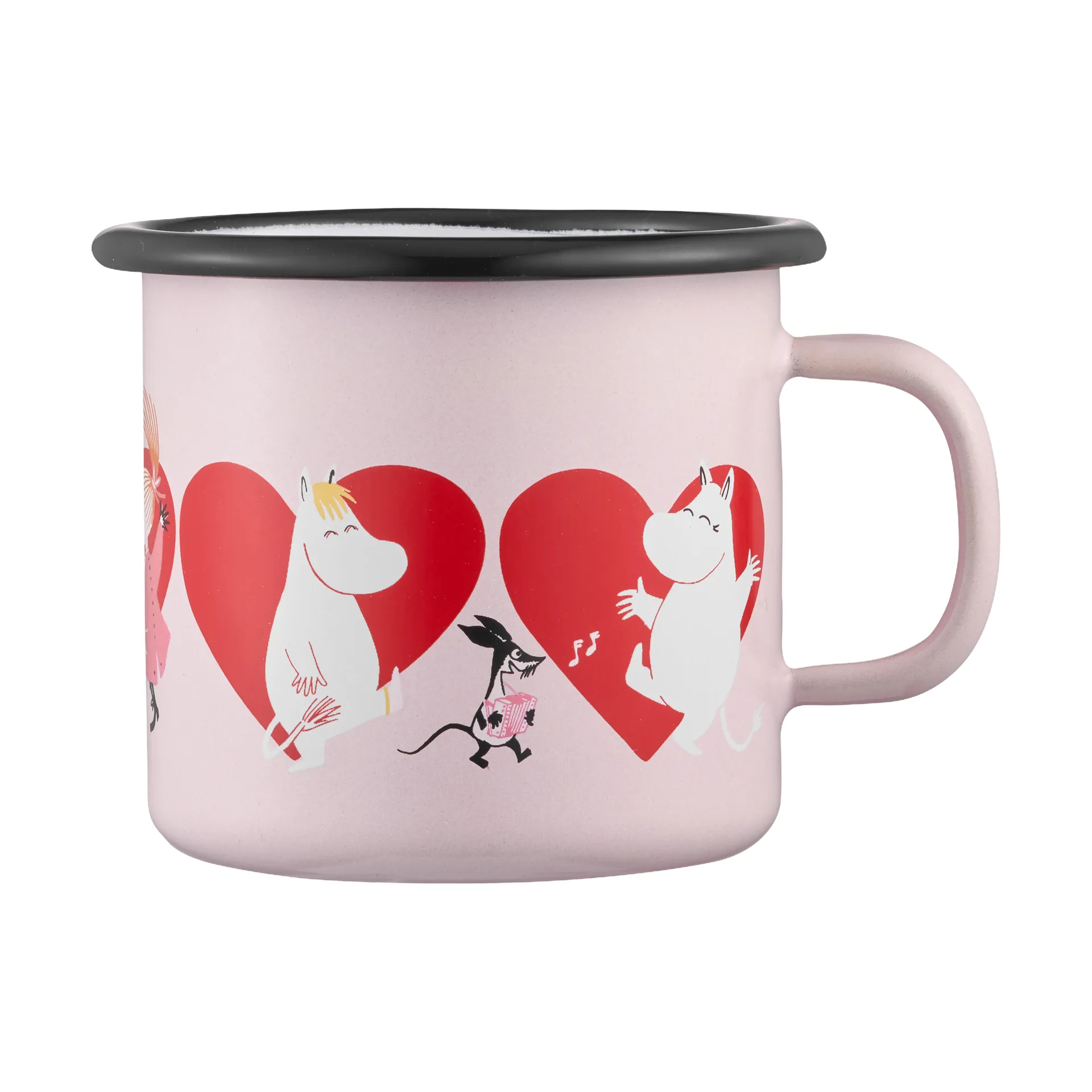 Moomin emaille mok 25 cl, Heart Muurla