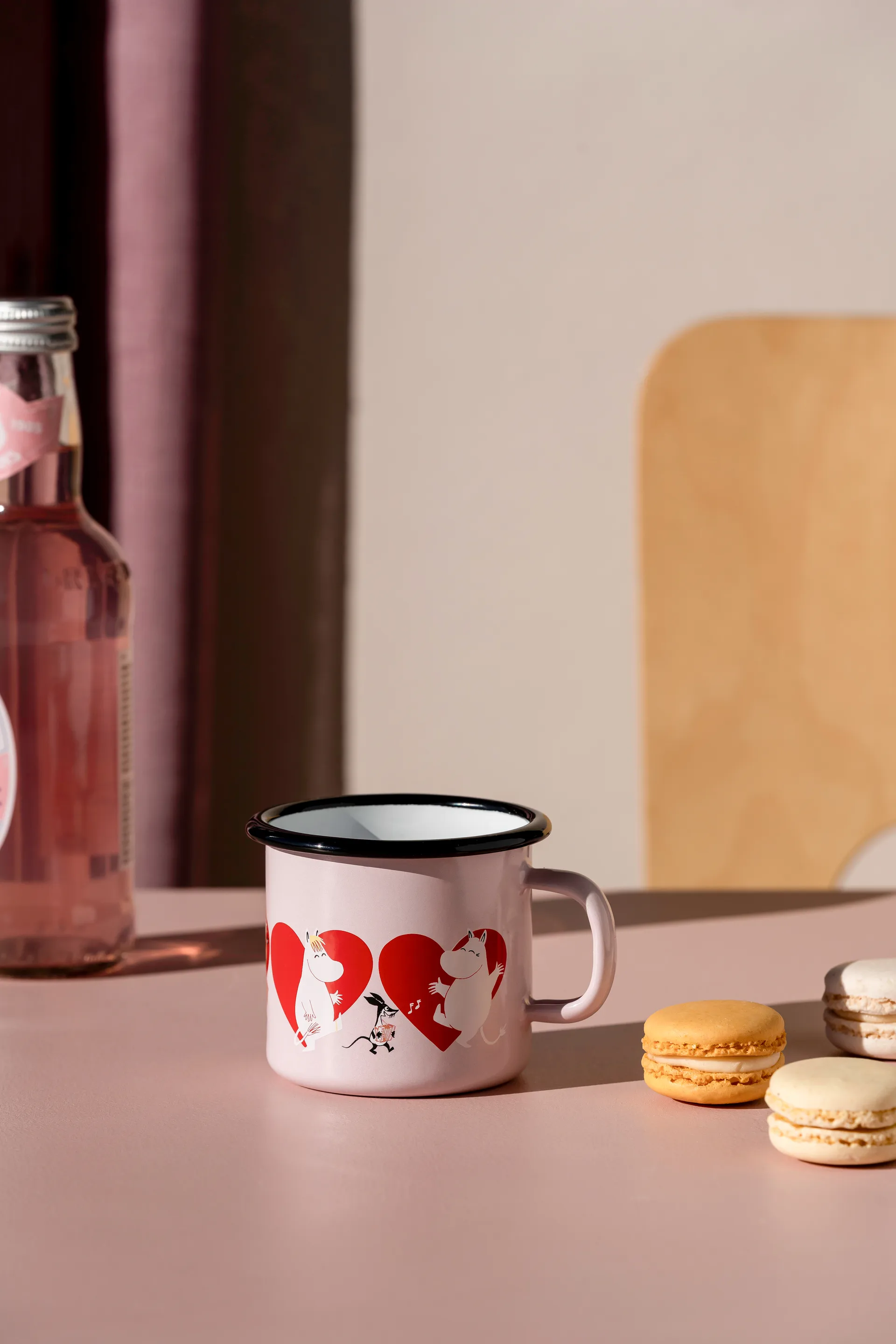 Moomin emaille mok 25 cl, Heart Muurla