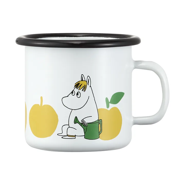 Moomin emaille mok 25 cl - Joyfull Apples - Muurla