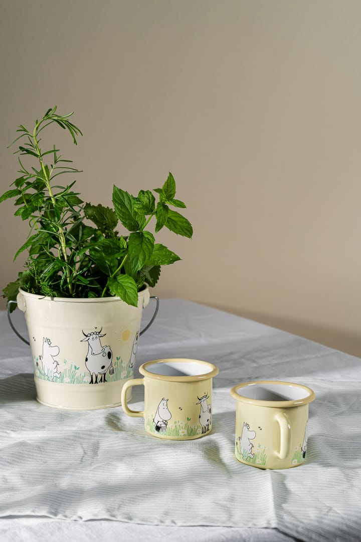 Moomin emaille mok 25 cl, Meadow Muurla