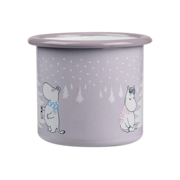 Moomin emaille mok 25 cl - Snowfall - Muurla