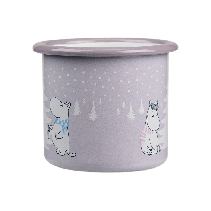 Moomin emaille mok 25 cl, Snowfall Muurla