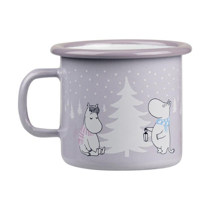 Moomin emaille mok 25 cl, Snowfall Muurla
