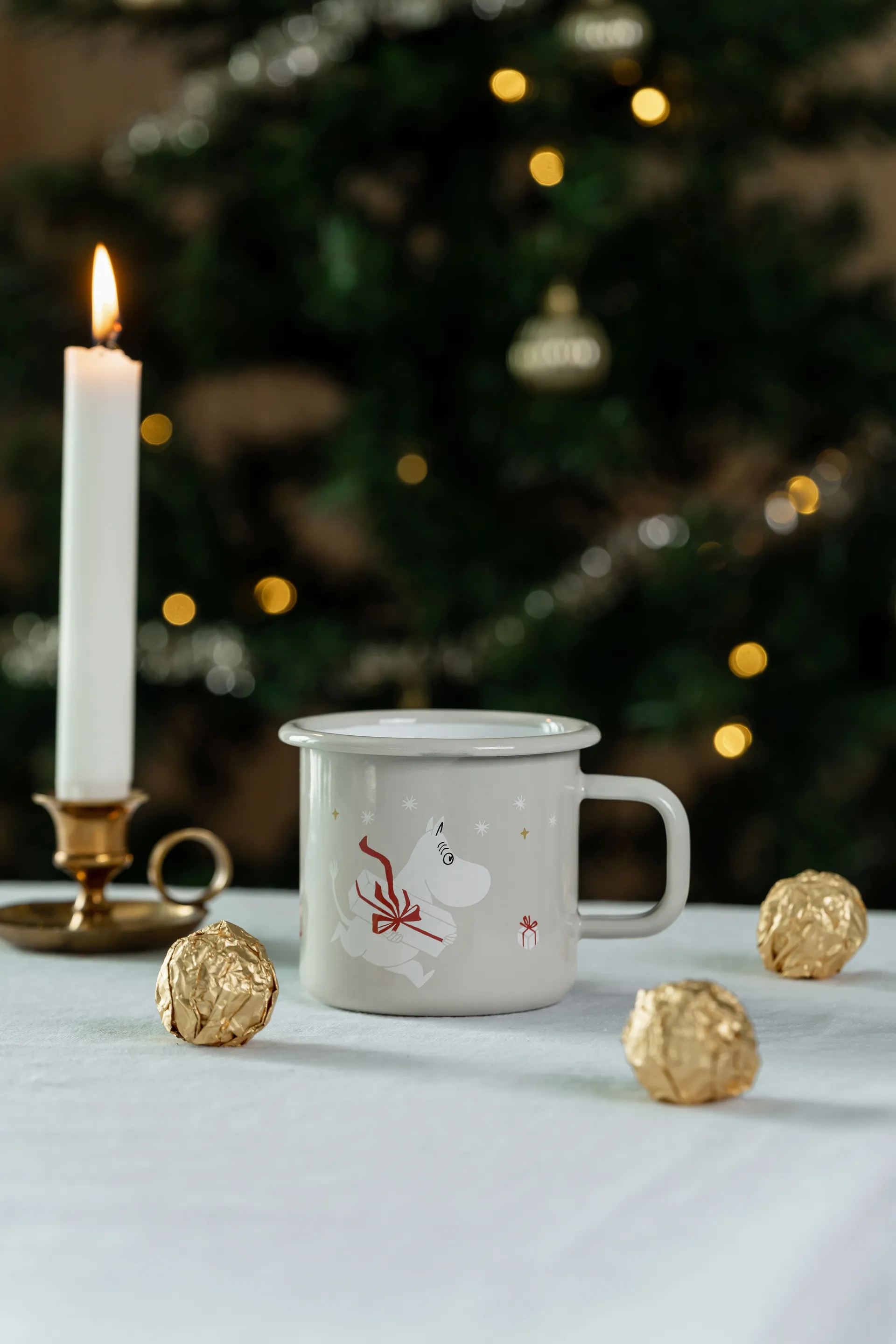 Moomin emaille mok 37 cl, Gifts Muurla