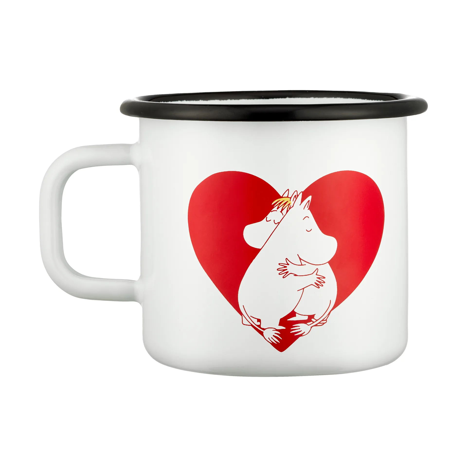 Moomin emaille mok 37 cl, Heart Muurla
