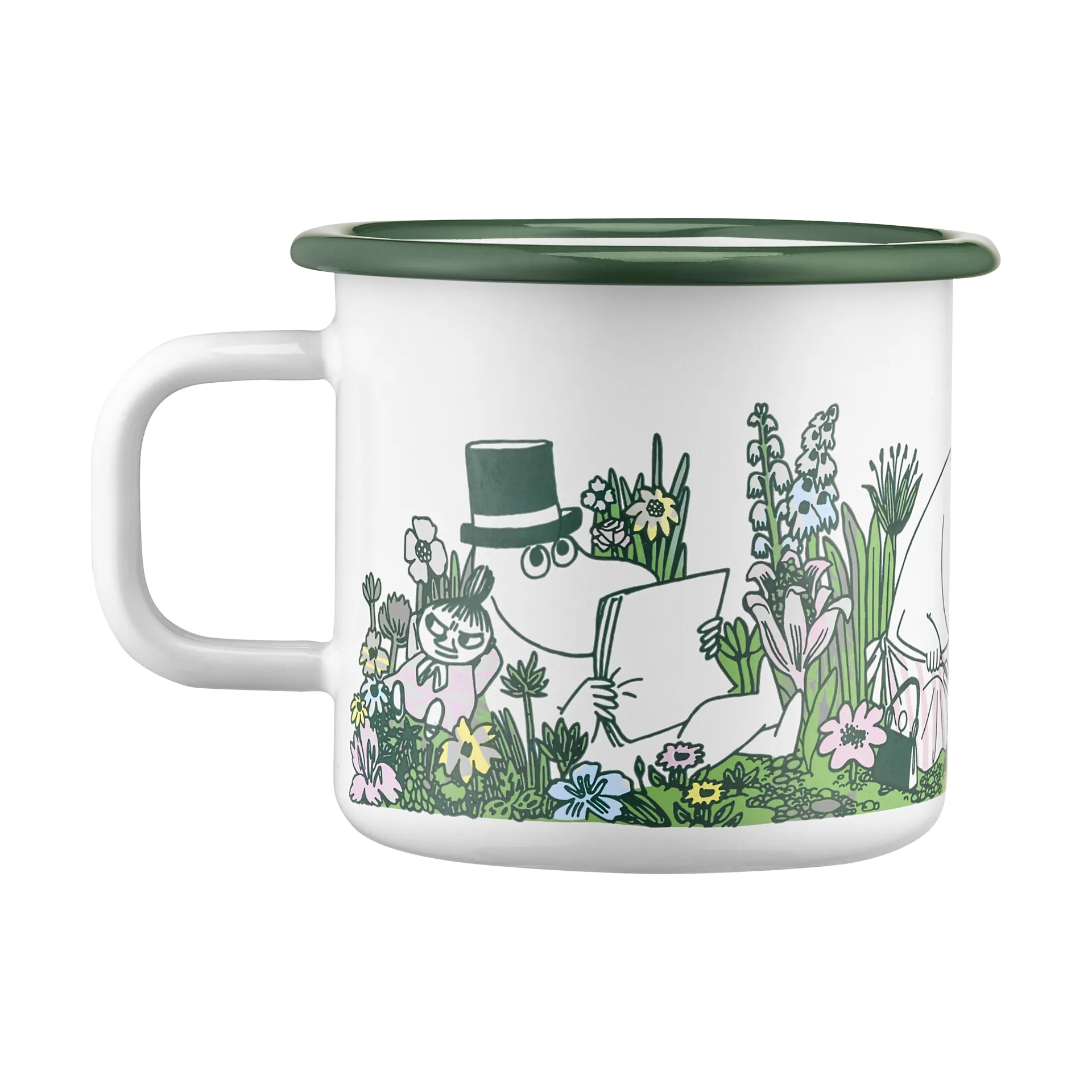 Moomin emaille mok 37 cl, In the garden Muurla