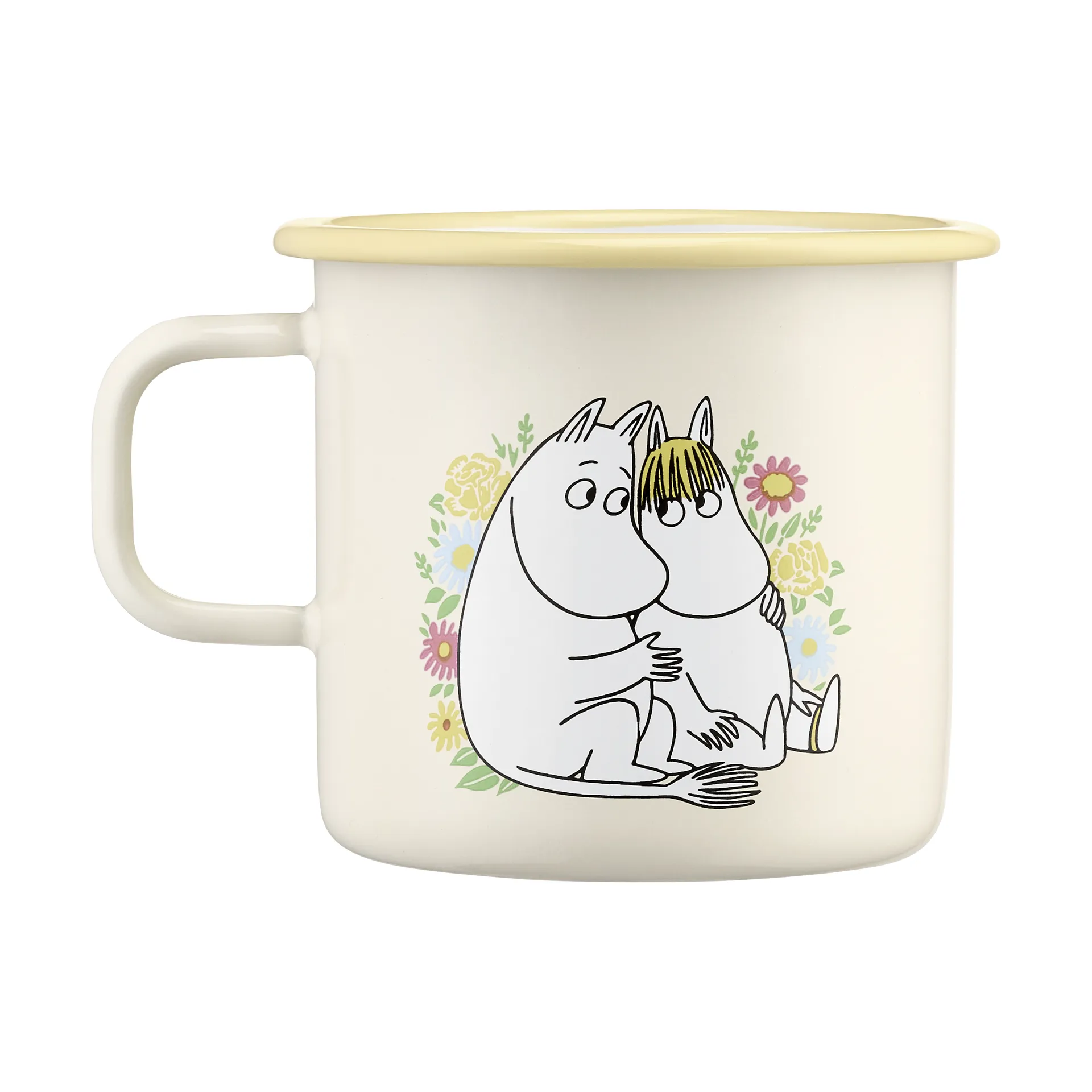 Moomin emaille mok 55 cl, Flowers Muurla