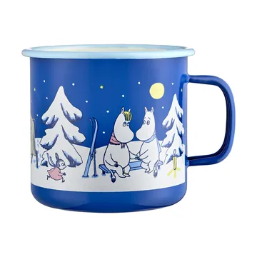 Moomin emaillen mok 80 cl - Starry night - Muurla