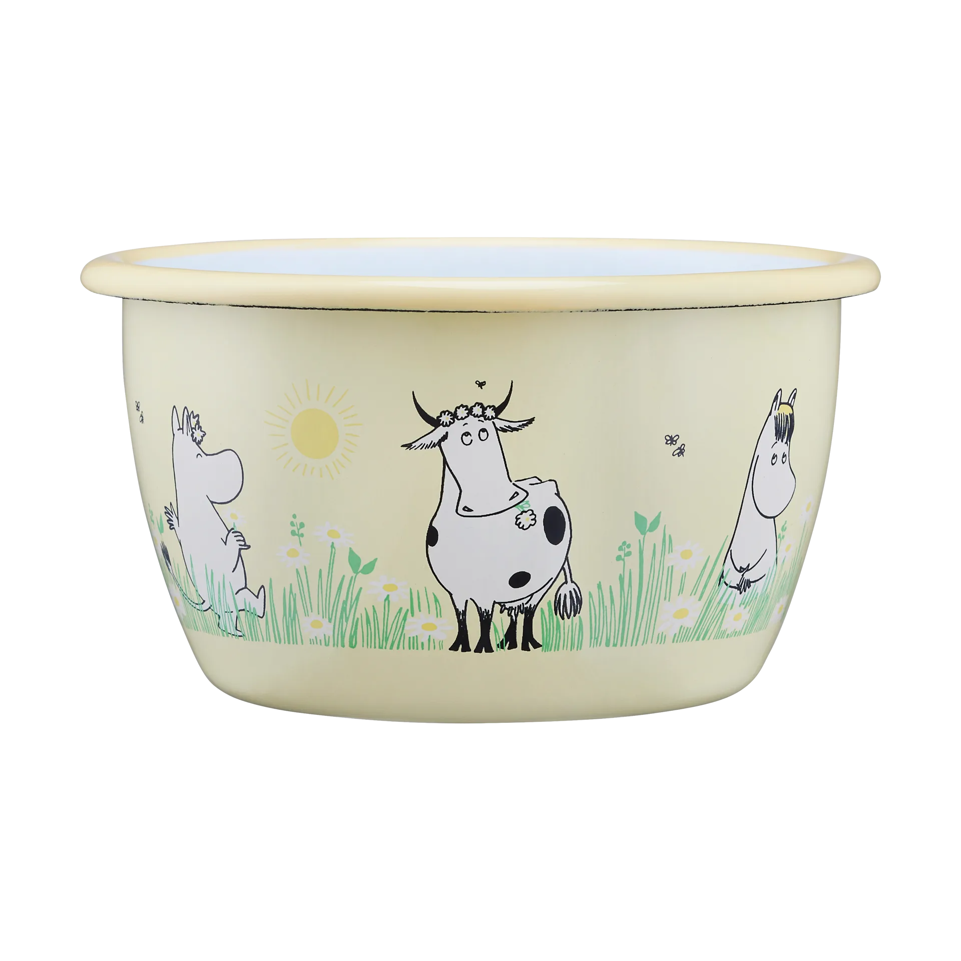 Moomin emailleschaal 30 cl, Meadow Muurla