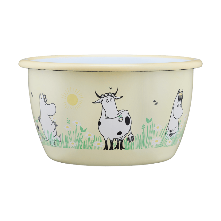 Moomin emailleschaal 30 cl - Meadow - Muurla