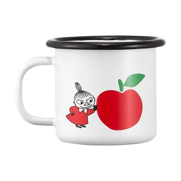 Moomin  geëmailleerde mok 1,5 dl - Joyfull Apples - Muurla