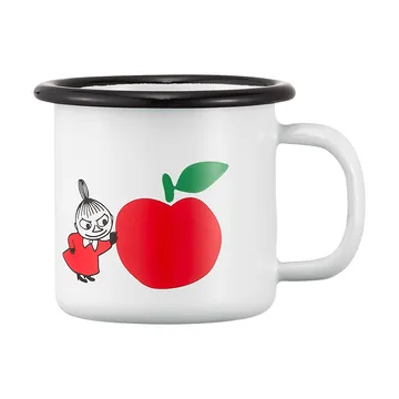 Moomin  geëmailleerde mok 1,5 dl - Joyfull Apples - Muurla