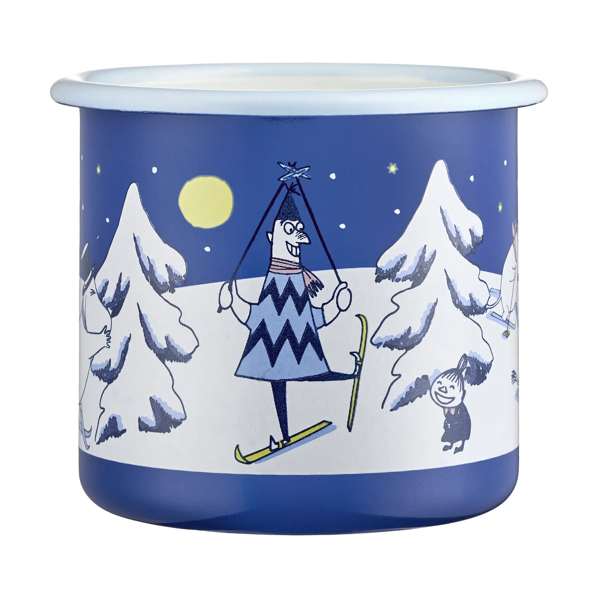 Moomin geëmailleerde mok 37 cl, Starry night Muurla