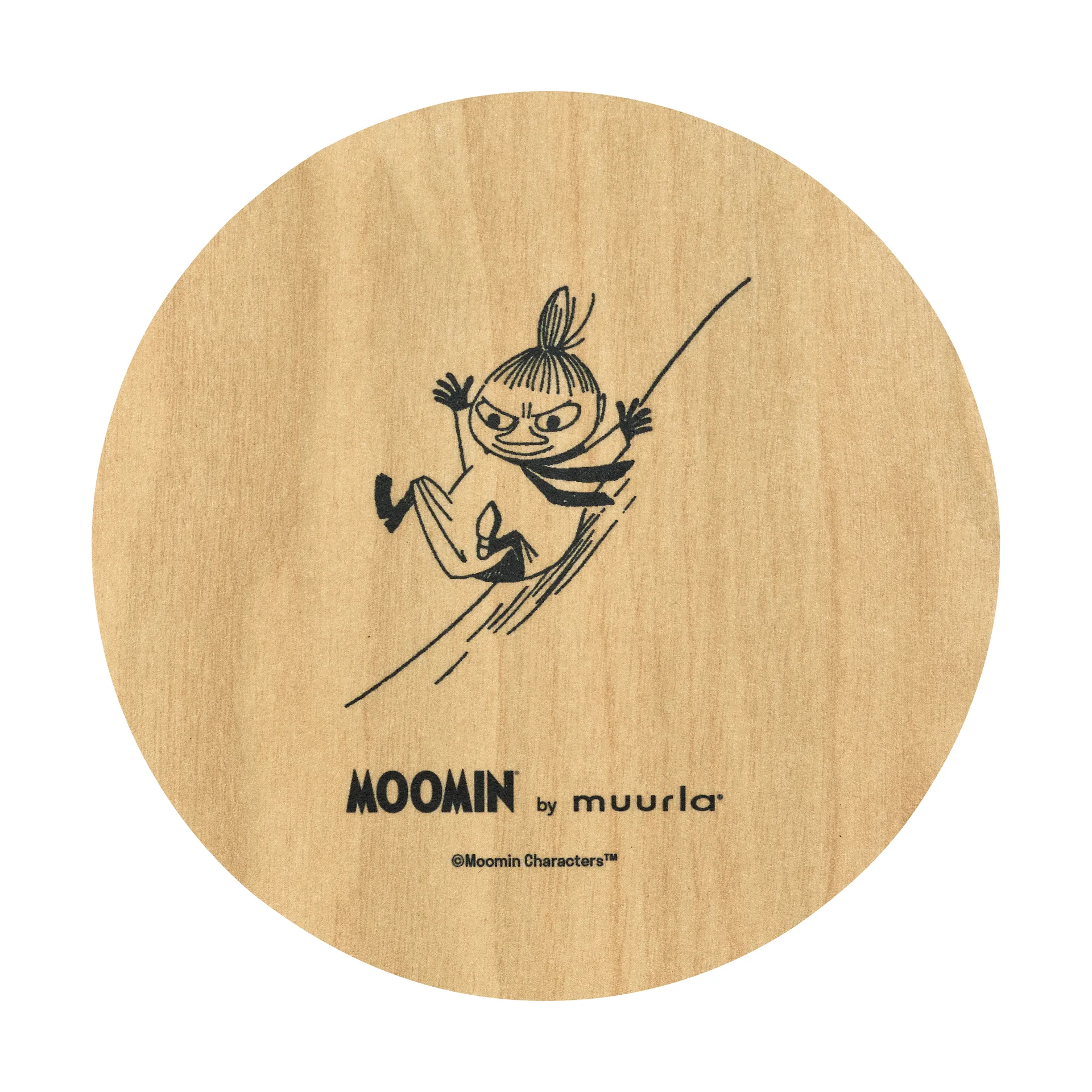 Moomin glasonderzetter Ø10 cm, Let it snow Muurla