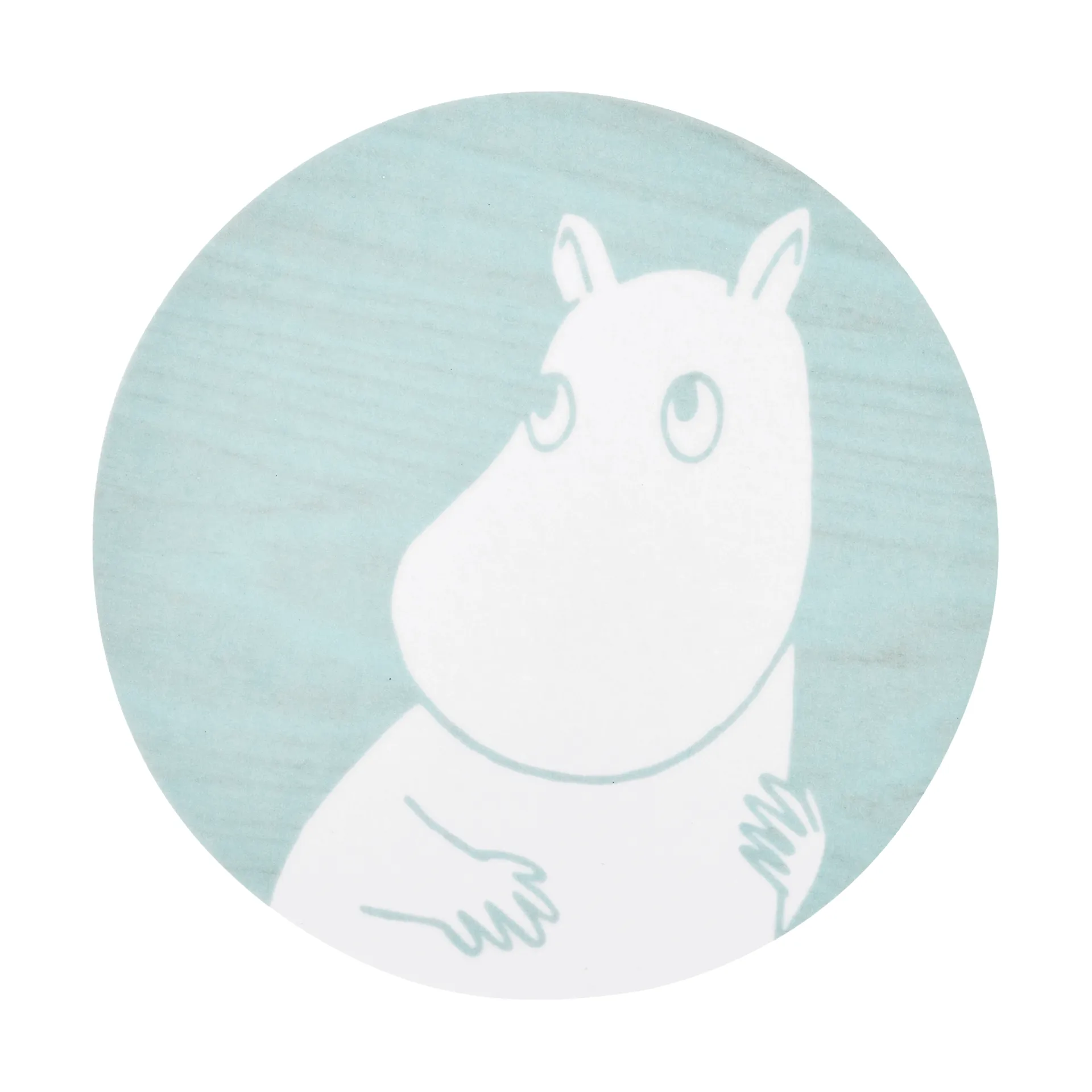 Moomin glasonderzetter Ø10 cm, Momintroll Muurla