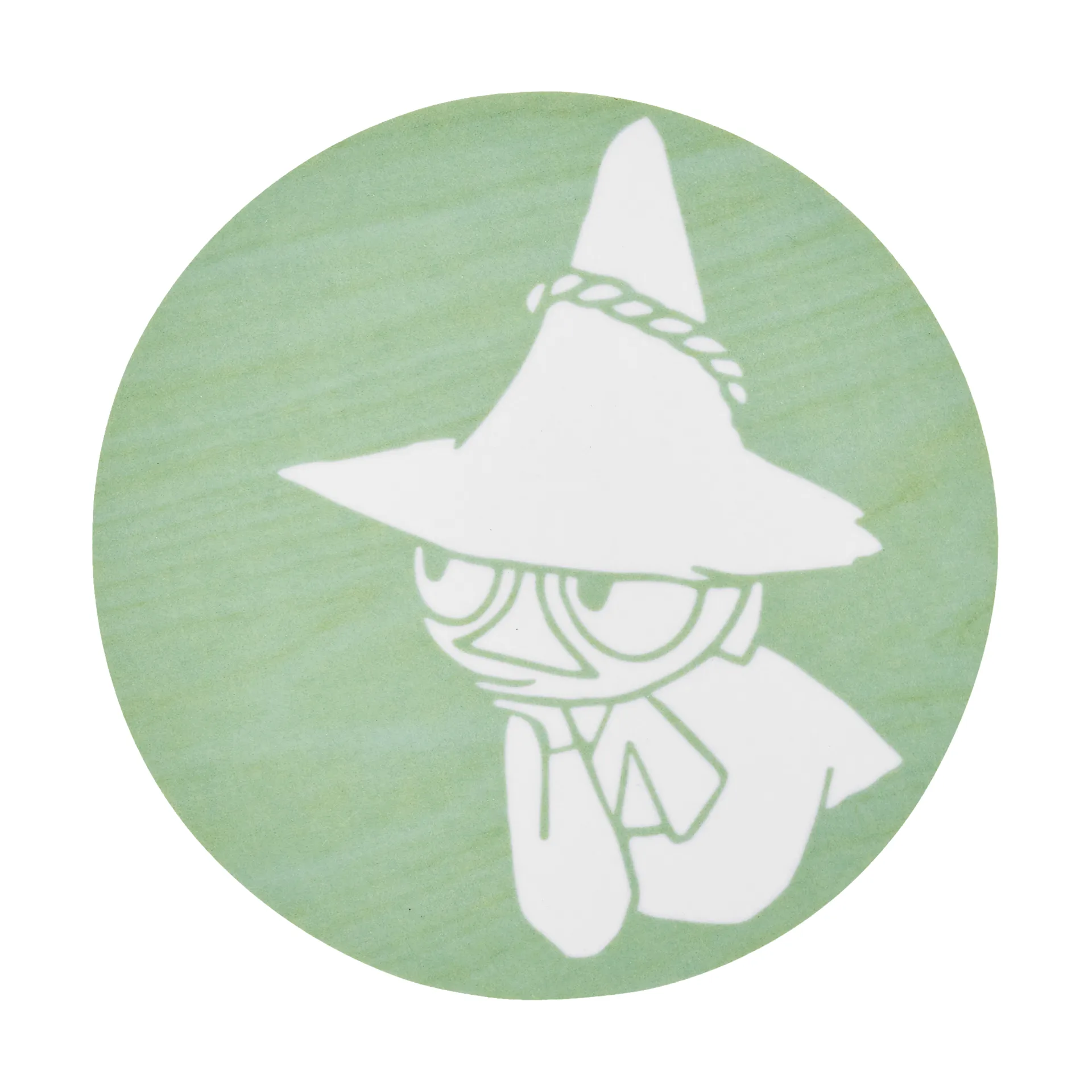 Moomin glasonderzetter Ø10 cm, Snufkin Muurla