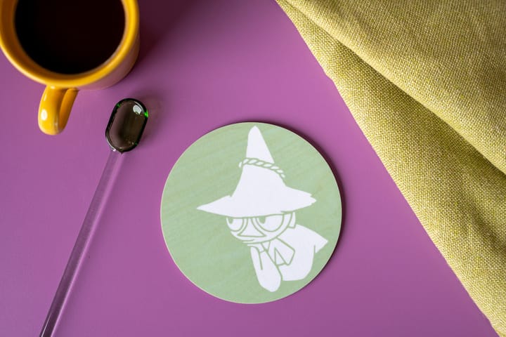 Moomin glasonderzetter Ø10 cm, Snufkin Muurla
