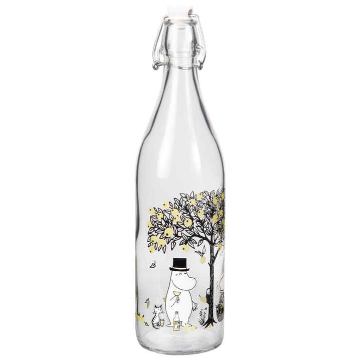 Moomin glazen fles 1 L, Apples Muurla