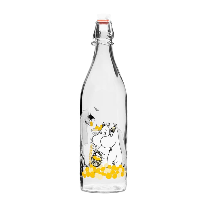 Moomin glazen fles 1 L - Fruits - Muurla
