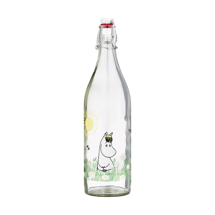 Moomin glazen fles 1 L - Meadow - Muurla