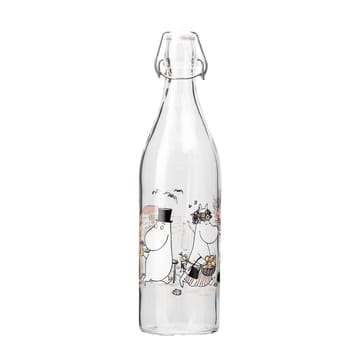 Moomin glazen fles 1 L - The Beach - Muurla