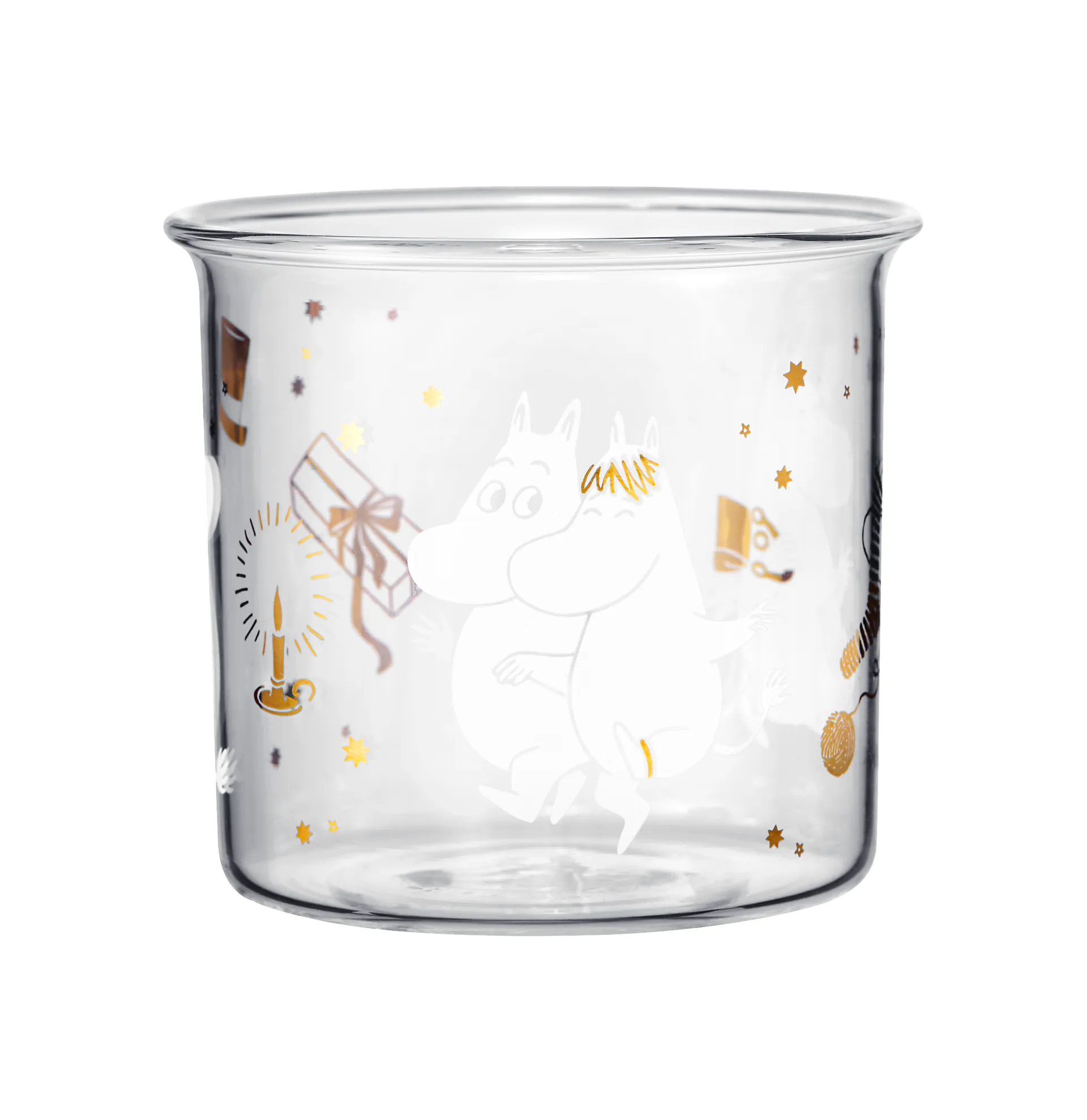 Moomin glazen mok 35 cl, Sparkling stars Muurla