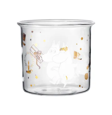 Moomin glazen mok 35 cl - Sparkling stars - Muurla