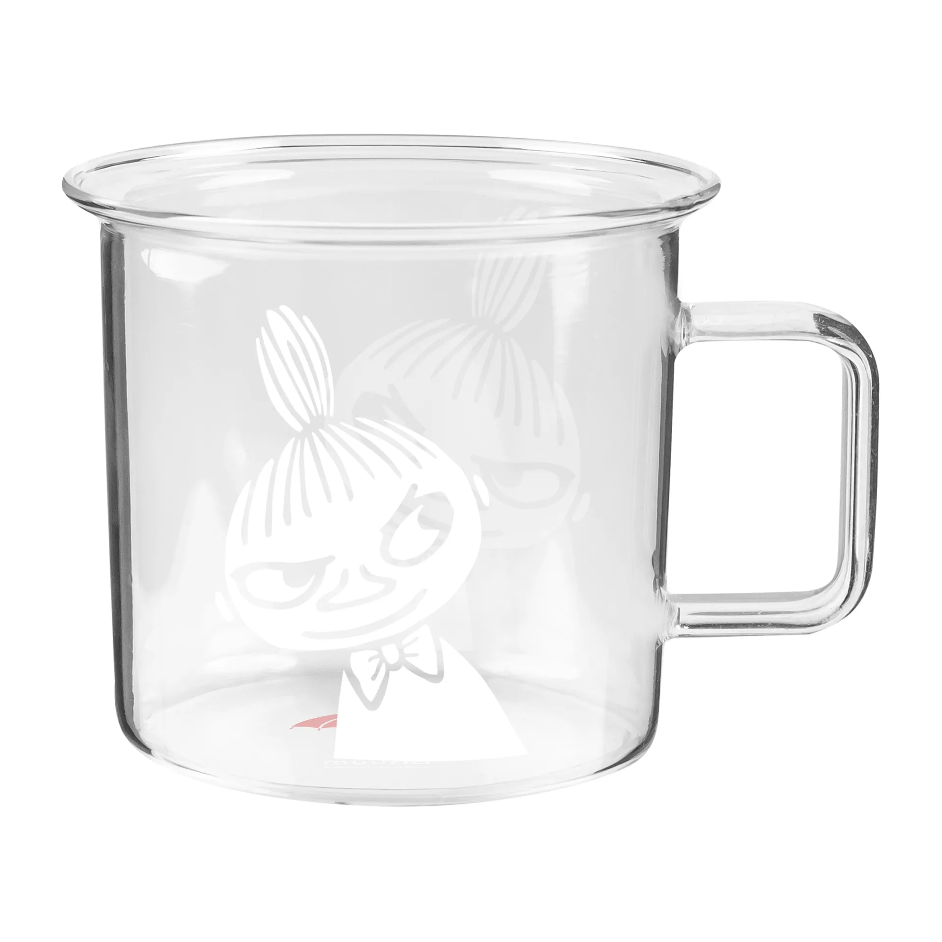 Moomin glazen mok transparant 35 cl, Little My Muurla
