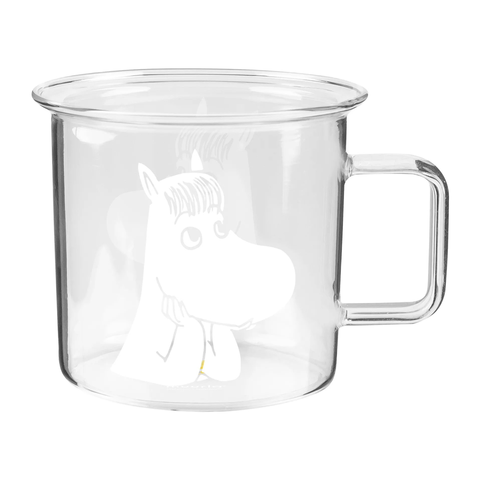 Moomin glazen mok transparant 35 cl, Snorkmaiden Muurla