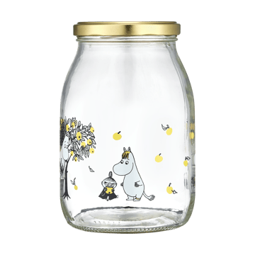 Moomin glazen pot 1 L - Apples - Muurla