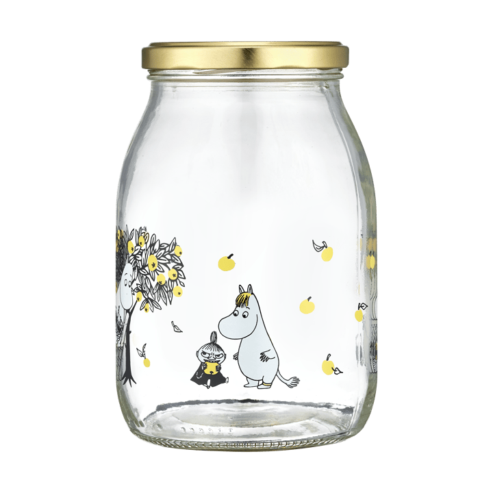 Moomin glazen pot 1 L, Apples Muurla